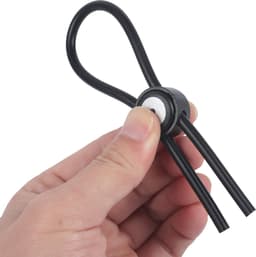 Banoch | Cockring set 11 delig | zwart siliconen en verstelbaar | diameter Ø 25/28/30/32/40/45/50 mm — thumbnail 10