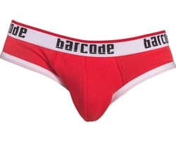 Barcode Berlin Maxime Backless Brief Red - MAAT L - Erotisch Heren Ondergoed - Slip voor Man - Sexy mannen Slip