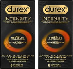 Durex Condooms Intensity 5st - 2 Stuks - Voordeelverpakking — thumbnail 1