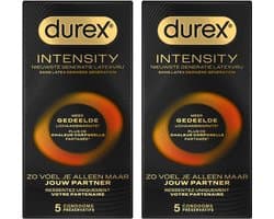 Durex Condooms Intensity 5st - 2 Stuks - Voordeelverpakking