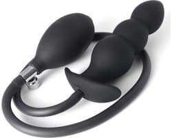 Buttplug - Buttplugs - Buttplug opblaasbaar - Prostaat Massage - Anaal plug - Zwart