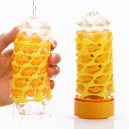 Tenga - Arte Weave Masturbator - Geel/Oranje — thumbnail 3