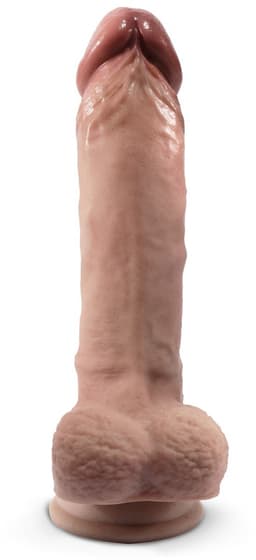 SILEXD - Real Skin - Realistische Dildo - Model 1 - 23 cm - Medium Huidskleur — thumbnail 2