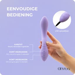 OHYES G Spot Vibrators voor Vrouwen – 10 Vibratiestanden - Clitoris Stimulator - Oplaadbare Vibrator – Stil & Waterdichte Sex Toys — thumbnail 4