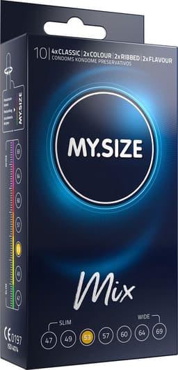 MY.SIZE Mix 53 mm Condooms - 10 stuks — thumbnail 3