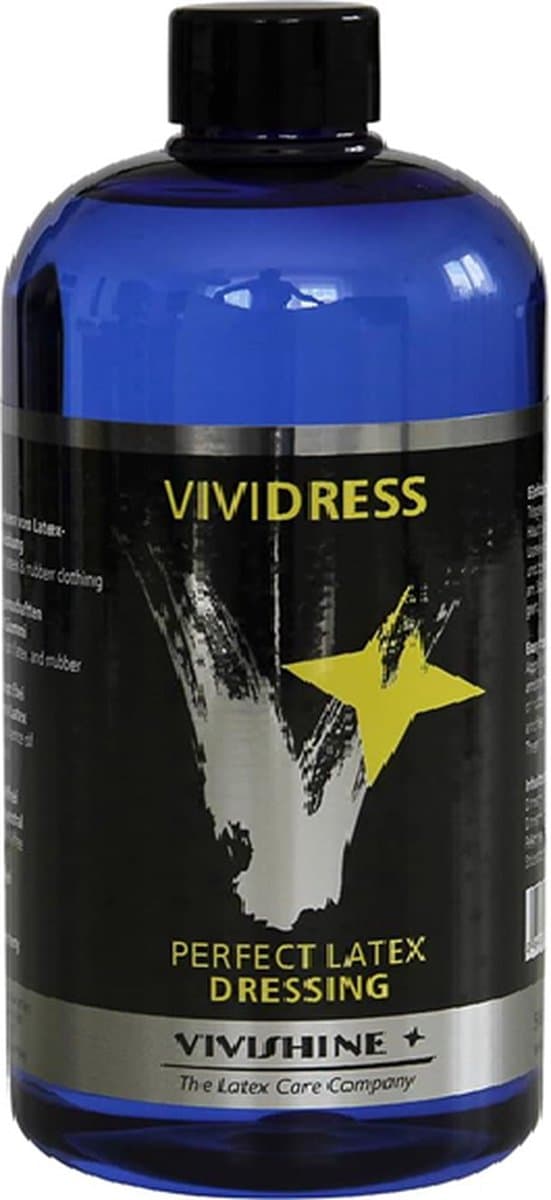 ViviDress - 500 ml - XXL - extra grote fles. Helpt bij het gemakkelijk aantrekken van latex en rubber kleding (van het merk Vivishine) — afbeelding 1