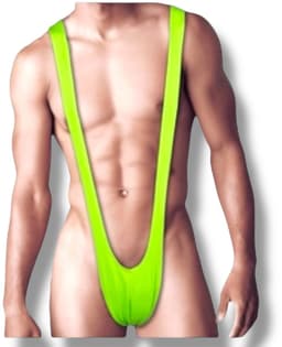 Mankini Groen – One Size | Hilarisch & Sexy Kostuum — thumbnail 2