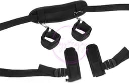 BDSM set - sex toys - handboeien seks - seksspeeltje - vastbinden- zwart, Toys4Enjoy — thumbnail 2