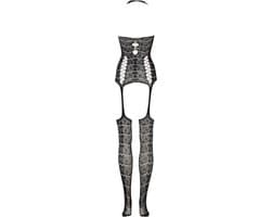 Shots - Le Désir Bodystocking met Kanten Jarretel - One Size black O/S — thumbnail 5