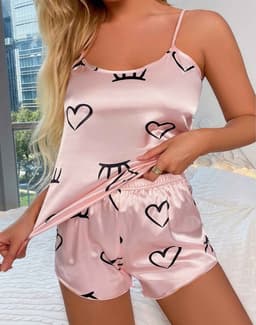 Sexy Pyjama vrouwen - Erotisch - Set van 2 - Top en broekje - Lingerie - Nachtkleding — thumbnail 4