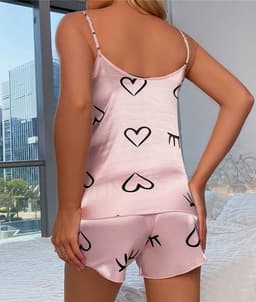 Sexy Pyjama vrouwen - Erotisch - Set van 2 - Top en broekje - Lingerie - Nachtkleding — thumbnail 2