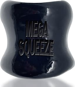 Oxballs - Mega Squeeze - Rekbare Ballstretcher van TPR - Zwart — thumbnail 1