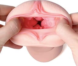 TRY. Amber - Masturbator - Pocket Pussy - Sex Toy - 2 in 1 - Vagina & Mond - 21 cm — thumbnail 6
