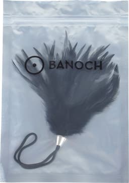 Banoch | Tantra long feather black | streel veer zwart — thumbnail 9