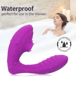 Doggystyle - 2 in 1 - clitoris stimulator en vibrator in 1 - Geleverd in luxe love box cadeauverpakking. — thumbnail 5