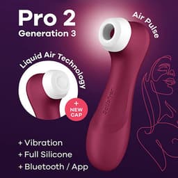 Satisfyer Pro 2 Generation 3 Voordeelpakket - Luchtdruk Vibrator met App - Liquid Air Technologie - incl. Glijmiddel & Toy Cleaner — thumbnail 5
