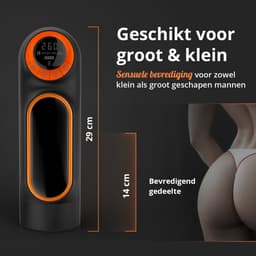 Pleazure Masturbator Pro - Automatische Vibrerende Elektronische Masturbator - Luxe — thumbnail 2