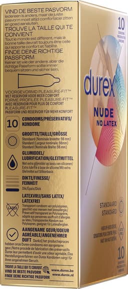 Durex Condooms Nude - Latexvrij - 10 stuks — thumbnail 5