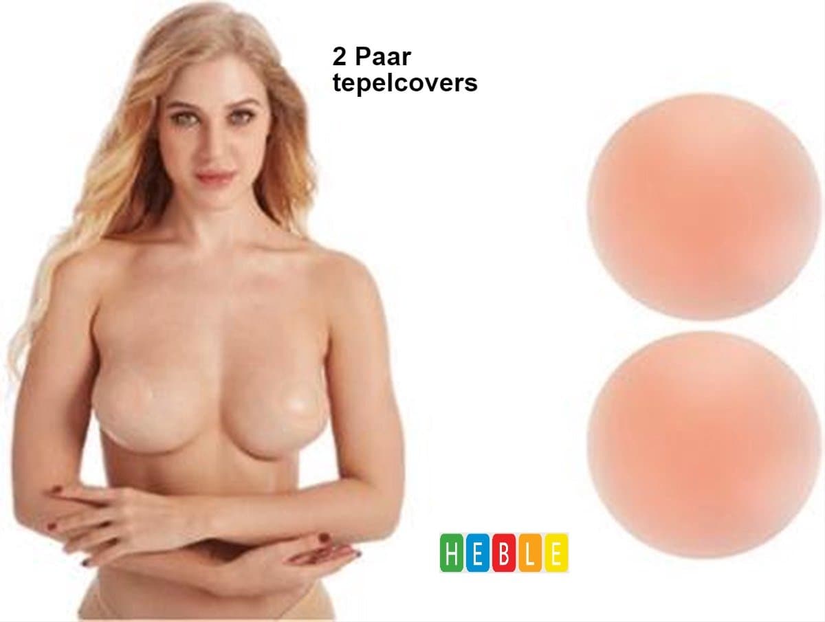 2 paar Bescherm je Tepels met Silicone Nipple Covers!~ van Heble® - — afbeelding 1