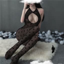 Nieuwe design Sexy open Bodystocking, Erotische Body Panty, Sexy Catsuit met Open Kruisje.Ook voor Cadeau. — thumbnail 1