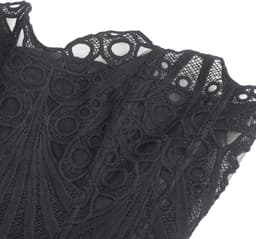 Zeloria Strapless Korset Top – Elegante Dames Corset Met Kant – Fashion Bustier – Zwart – M — thumbnail 5
