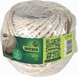 Sisal touw - Natuurlijk koord - Planten binden - Biologisch afbreekbaar - 30 meter - Bruin — thumbnail 1