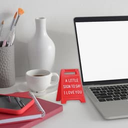 Romantisch Bureaubord - Liefdesgeschenk - Gevoelens Uiten - Pop-up Ontwerp - 2 Stuks - Rood — thumbnail 4