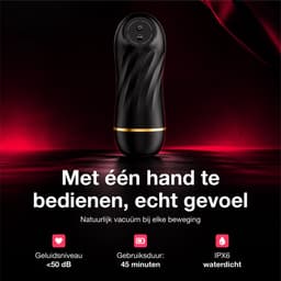 Jespro automatische Blowjob Simulator - 10 vibratie standen - Masturbator voor man - Voor mannen elektrisch - Sex toys - Penis vibrator - Vagina - Pocket pussy — thumbnail 6