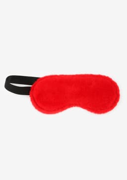 Poupee Marilyn Serie - Erotische Blinddoek - Zwart/Rood - Lakleer - Slangenmotief — thumbnail 2