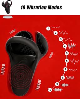 Daity Cockring Vibrerend – Penisring met Knopbediening – 10 Vibratiestanden – Testikel & Perineum Stimulator – Siliconen Seksspeeltje – Voor Langdurige Erectie – Voor Mannen en Koppels — thumbnail 4