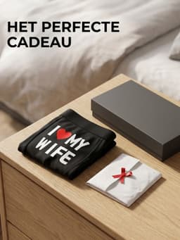 Boxershort met tekst I Love My Wife – Ondergoed Heren – Cadeau voor Man – Boxer Katoen Stretch - Maat L — thumbnail 3