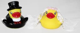 Mokken set - Bruidspaar bekers - Cadeau geven - Met badeendjes - Set van 2 - Multicolor — thumbnail 5