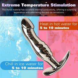 Lzwintrading - Buttplug Metaal Dildo - Sex Toys voor Vrouwen & Mannen - Butt Plug - Sex Toys voor Koppels - Anale Speeltjes - Anaal Dildo - Buttplug Groot Diamant - Buttplug Large RVS — thumbnail 2
