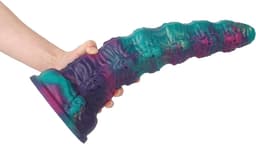 Banoch | Dildo XXL "Skull" siliconen | 41 cm lang | ∅ 10 cm | fantasy monster | Zuignap | zeer groot — thumbnail 2