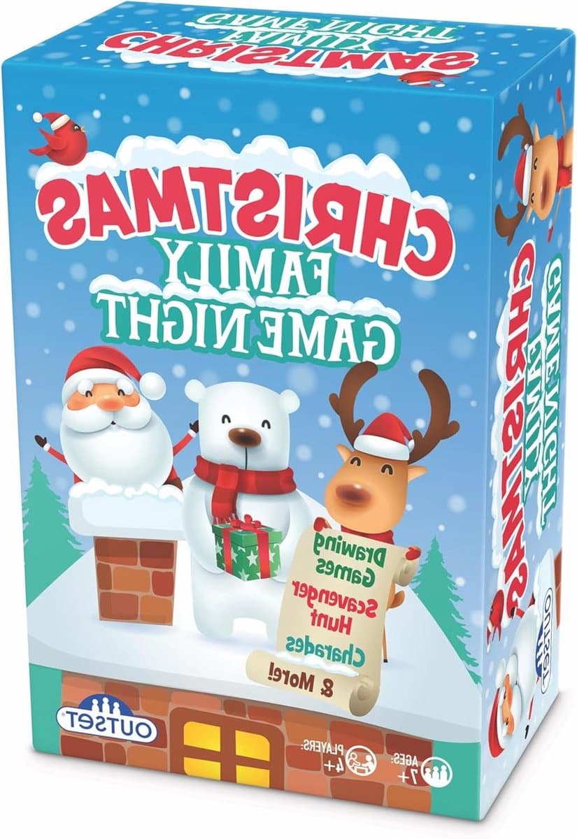 Familie Spelavond - Partyspel Vakantie - Gezinsactiviteit Kerst - Zes Spelcategorieën - 11 cm x 16 cm - Rood Groen Blauw — afbeelding 1