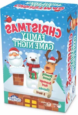 Familie Spelavond - Partyspel Vakantie - Gezinsactiviteit Kerst - Zes Spelcategorieën - 11 cm x 16 cm - Rood Groen Blauw — thumbnail 1