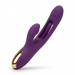 Vibrators voor Vrouwen – 3 in 1 Realistisch Rabbit Vibrator met Clitoris Stimulator & G Spot - Bullet Mini Vibrator - 21 Standen - Waterdicht — thumbnail 1