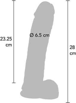 Dildo 11 inch with Balls — thumbnail 5