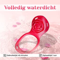 Artix Essentials Rose Vibrator – Voor Vrouwen & Koppels – App Bediening – 10 Standen – Waterdicht – Handsfree — thumbnail 4