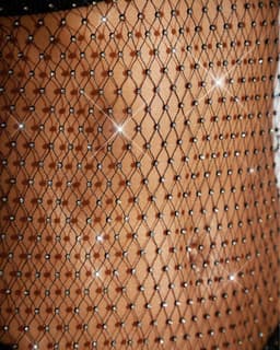 Sexy Visnet Jurk – Erotische Lingerie Vrouwen – Netjurk – Cover up – Lichaamssierraad – Body Ketting – Chique & Sexy – Sexy LIngerie – Erotische Jurk met Strasssteentjes & Veren – Party Dress – Classy Clubwear – Trendy – Dare to Undress – One Size — thumbnail 5