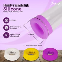 TipsToys® Elektrische Penispomp - Diverse Zuigstanden – Penisvergroter Penis Pomp voor Erectieverbetering – Vacuüm Pomp Voor Mannen — thumbnail 5
