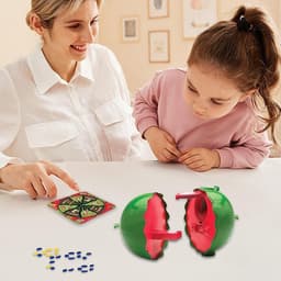 Watermeloen Smash Spel - Party Spel - Familie Plezier - Interactief Educatief - 265 x 16 cm - Groen — thumbnail 3