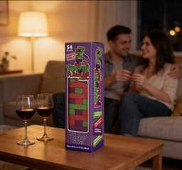 spelletjes voor volwassenen – erotische spelletjes voor koppels – Tower of Pleasure + FiTONE condooms met noppen 12 stuks – date night set — thumbnail 10