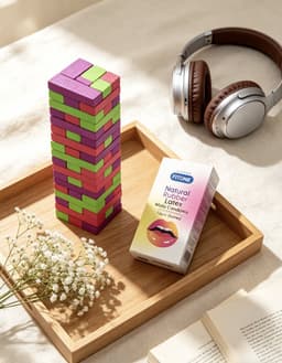 spelletjes voor volwassenen – erotische spelletjes voor koppels – Tower of Pleasure + FiTONE condooms met noppen 12 stuks – date night set — thumbnail 4