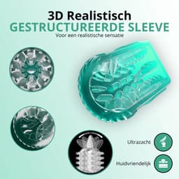 Desiredrops® Venom Pulse - masturbator voor mannen electrisch – Automatische Masturbator voor Mannen – Blowjob Simulator – verschillende intensiteiten – Luxe Sex Toy - masturbator voor man – masturbator voor mannen blowjob - Discreet — thumbnail 9