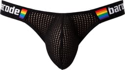 Barcode Berlin Pride Brief Regiro Black - MAAT M - Erotisch Heren Ondergoed - Slip voor Man - Sexy mannen Slip — thumbnail 1