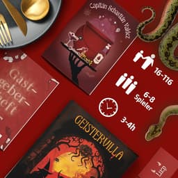 Krimidiner Spel - Moordspel Thuis - Avondje Uit - Interactief Mysterie - 6-8 Spelers - Meerkleurig — thumbnail 3