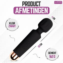 ME'ADAM - Magic Wand Vibrator – Luxe Wand Massager voor Vrouwen – 20 Standen – Waterbestendig - Sex toys voor vrouwen - Satisfyer — thumbnail 3