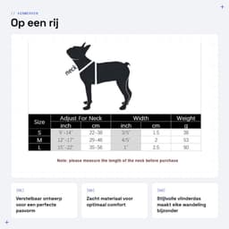Dailygoods- Vlinderdas Zacht - Verstelbare Kraag - Afneembaar - Geschikt voor Honden - Maat S/M/L - Breedte 1,5/2/2,5 cm - Halsband — thumbnail 2