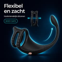 Dailyplay Prostaat Vibrator met Cockring – Extra Dunne Anaal Stimulator met Afstandsbediening – Buttplug Dildo Vibrator – Sex Toys voor Mannen & Koppels – Anale Seks Speeltjes — thumbnail 3